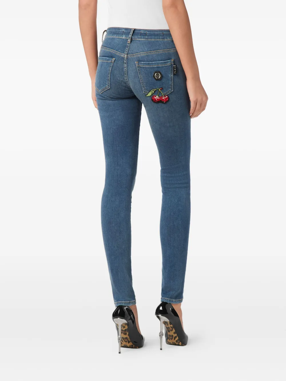 Philipp Plein Skinny jeans Blauw