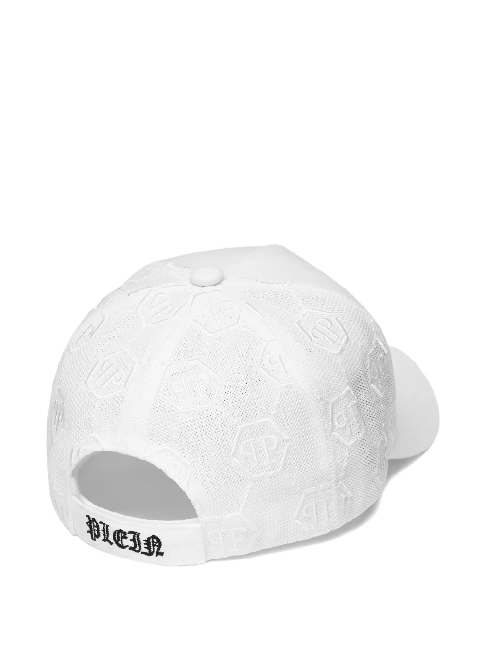 Philipp Plein Hexagon baseball cap - Wit