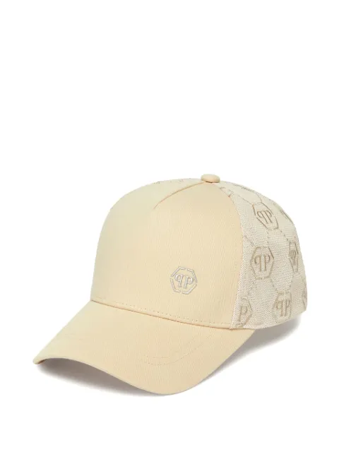 Philipp Plein Hexagon-plaque cap