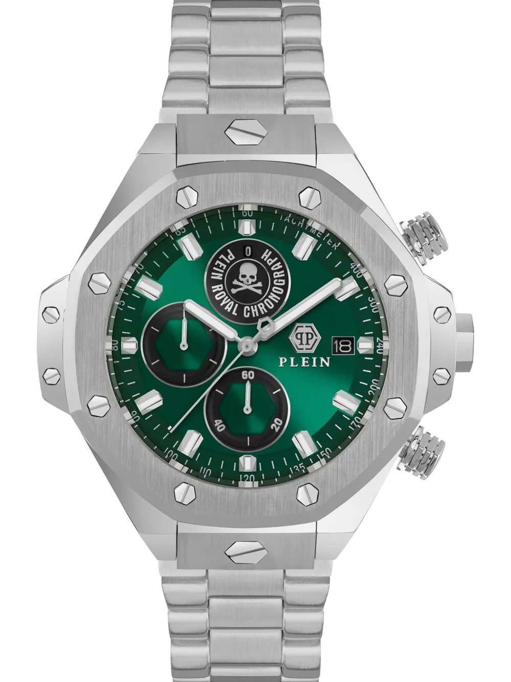  Philipp Plein Chrono Royal 45mm - Green 