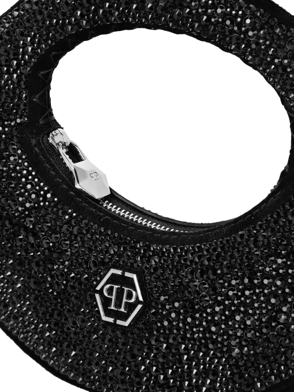 Philipp Plein Tas verfraaid met kristallen Zwart
