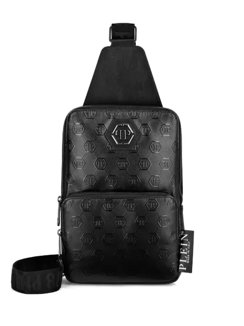 Philipp Plein sac à bandoulière à motif monogrammé embossé