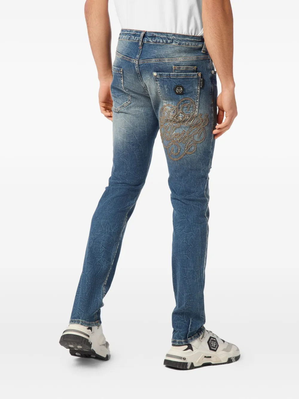 Philipp Plein Skinny jeans Blauw