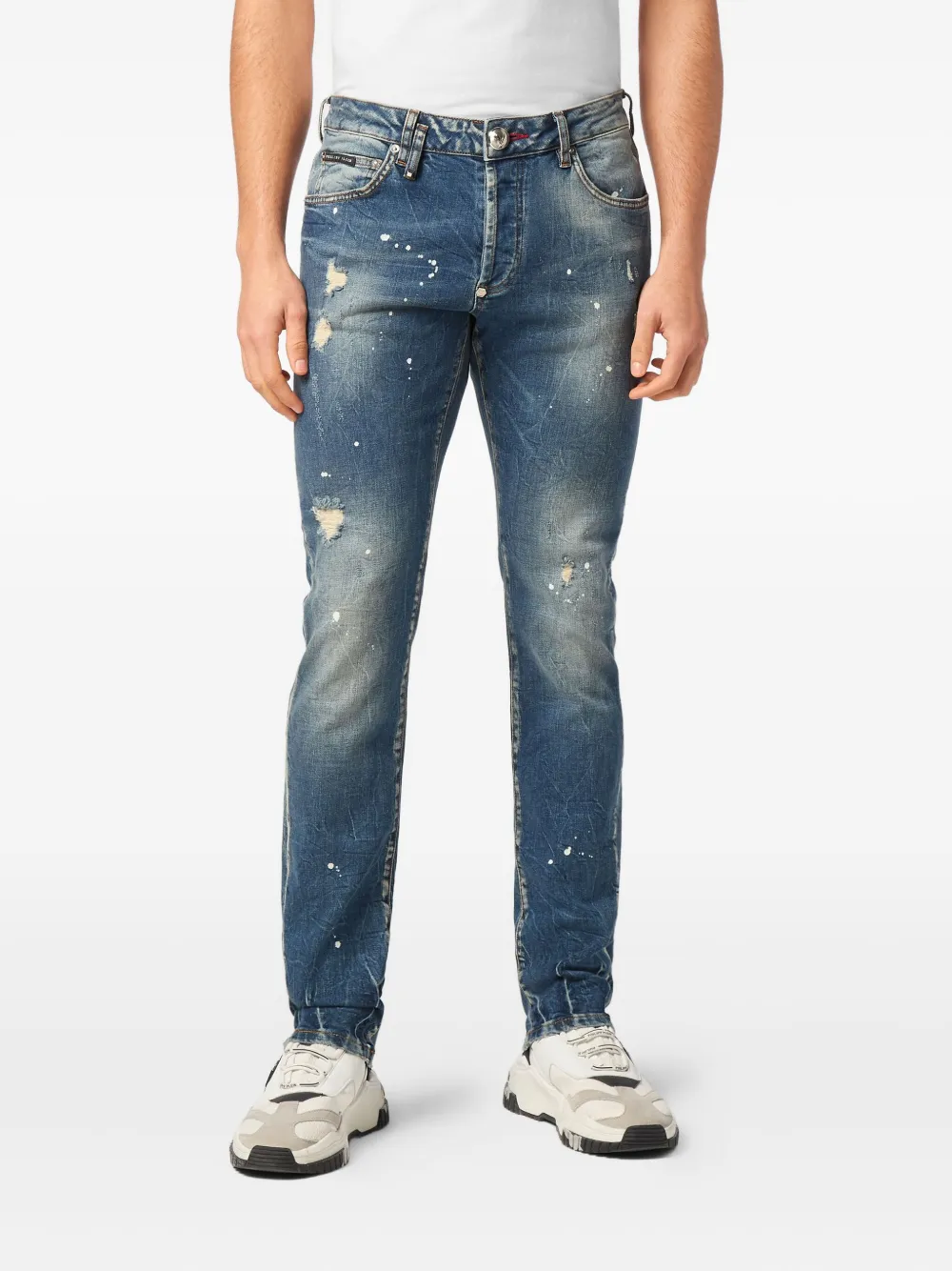 Philipp Plein Skinny jeans Blauw
