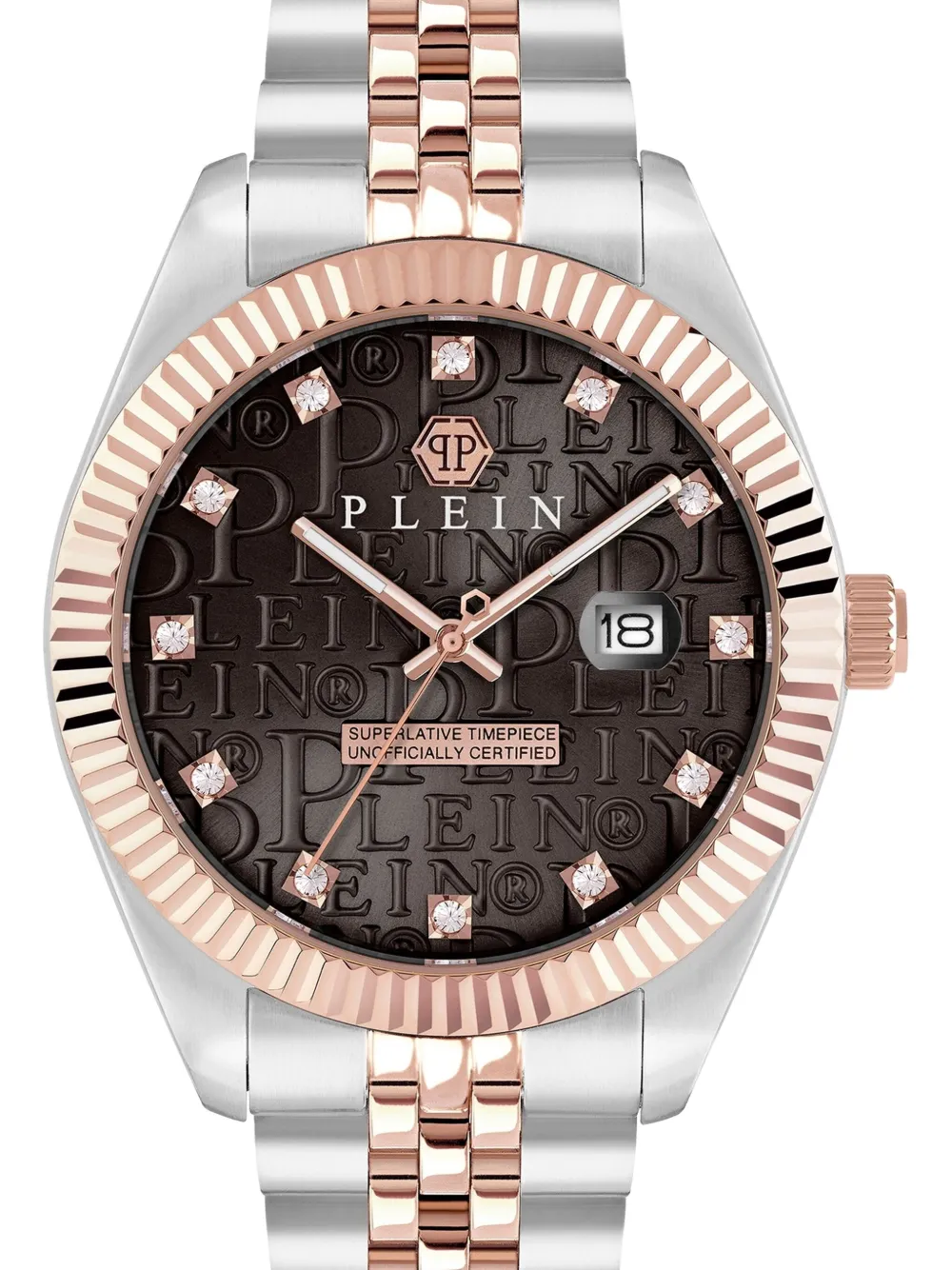 Philipp Plein Date Superlative 28 mm - Bruin