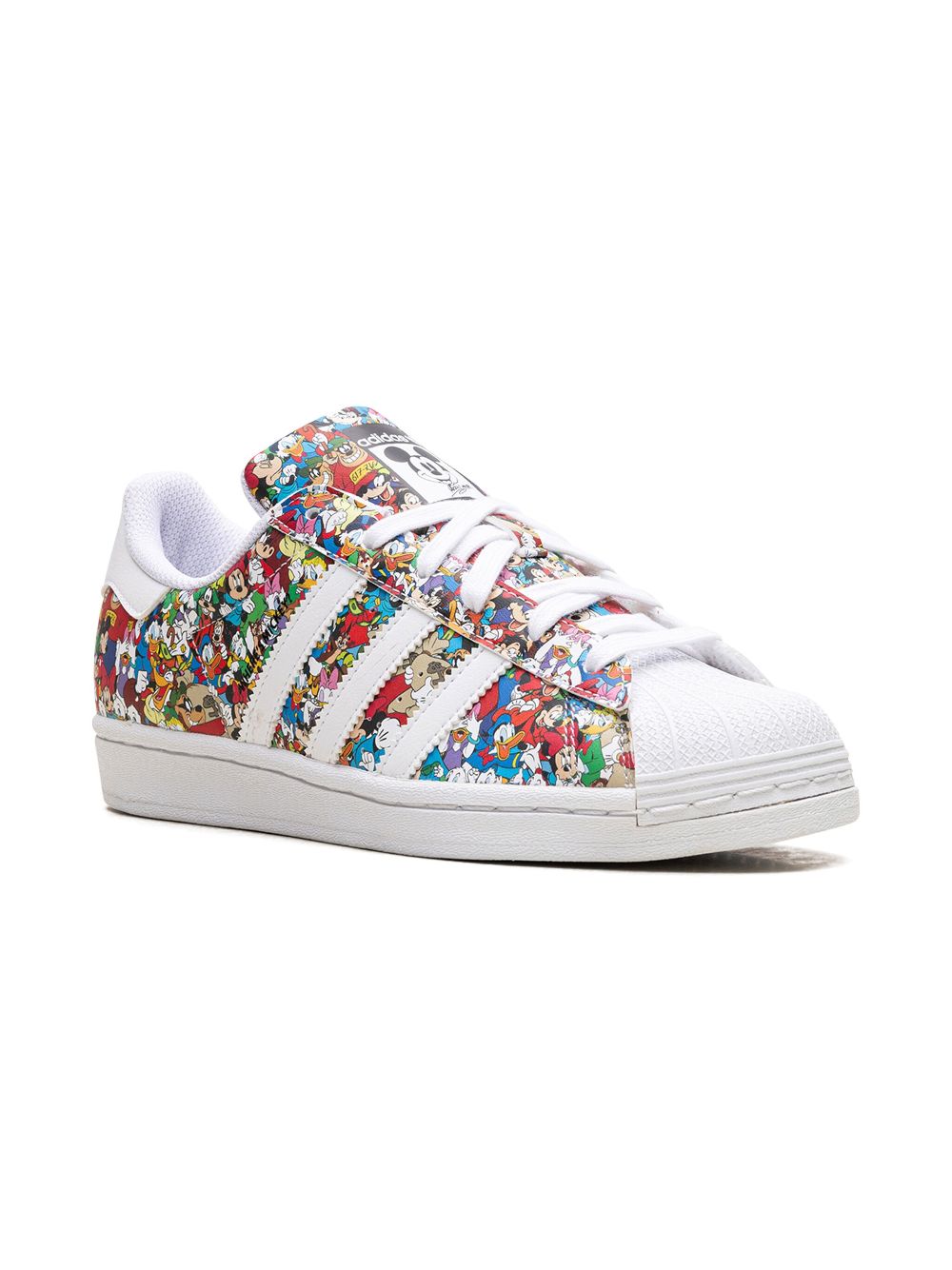 adidas Kids x Disney Mickey Superstar "Core Black Cloud White Wonder White" sneakers Wit