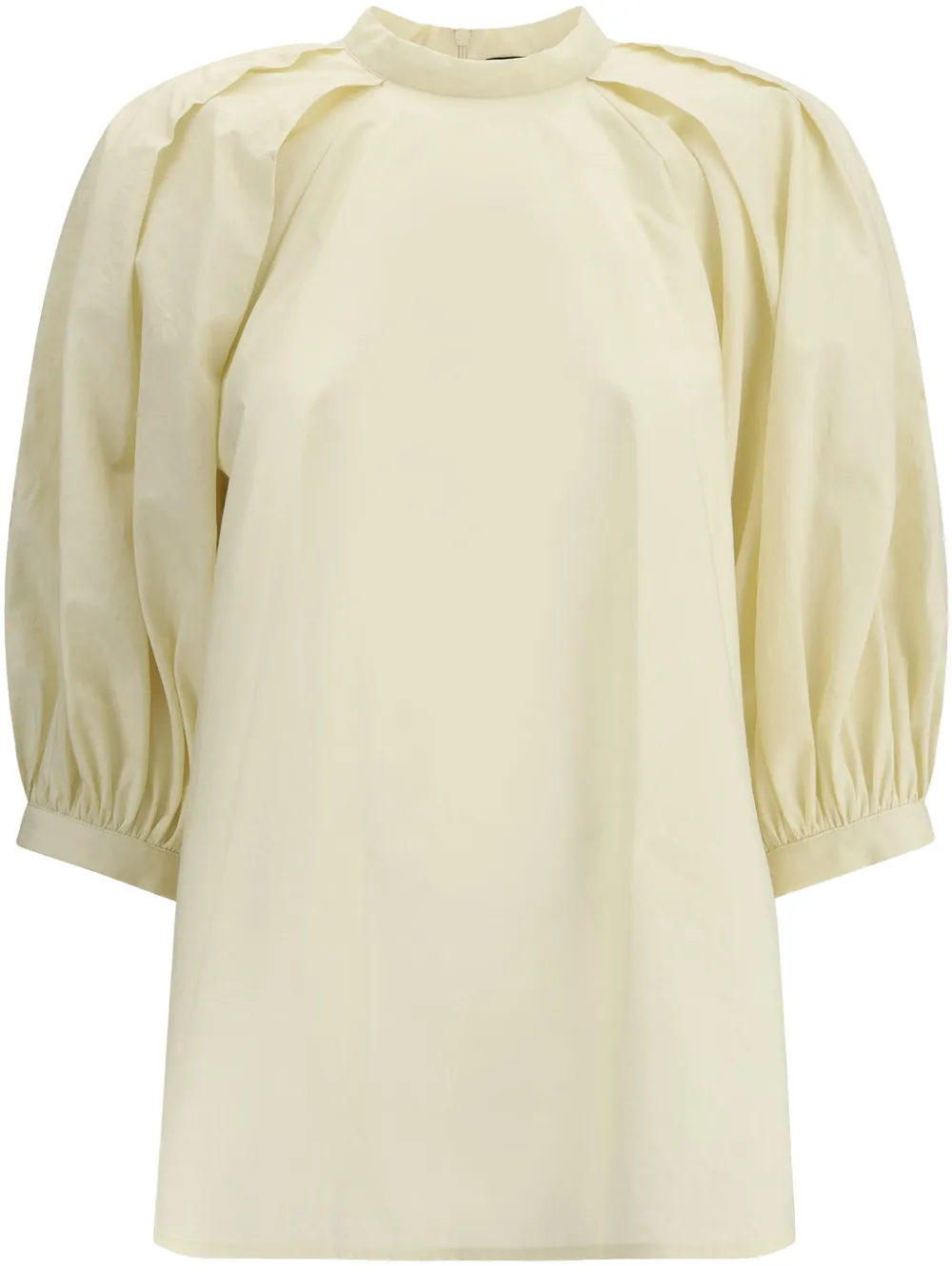 Fabiana Filippi Blouse met ronde hals Geel