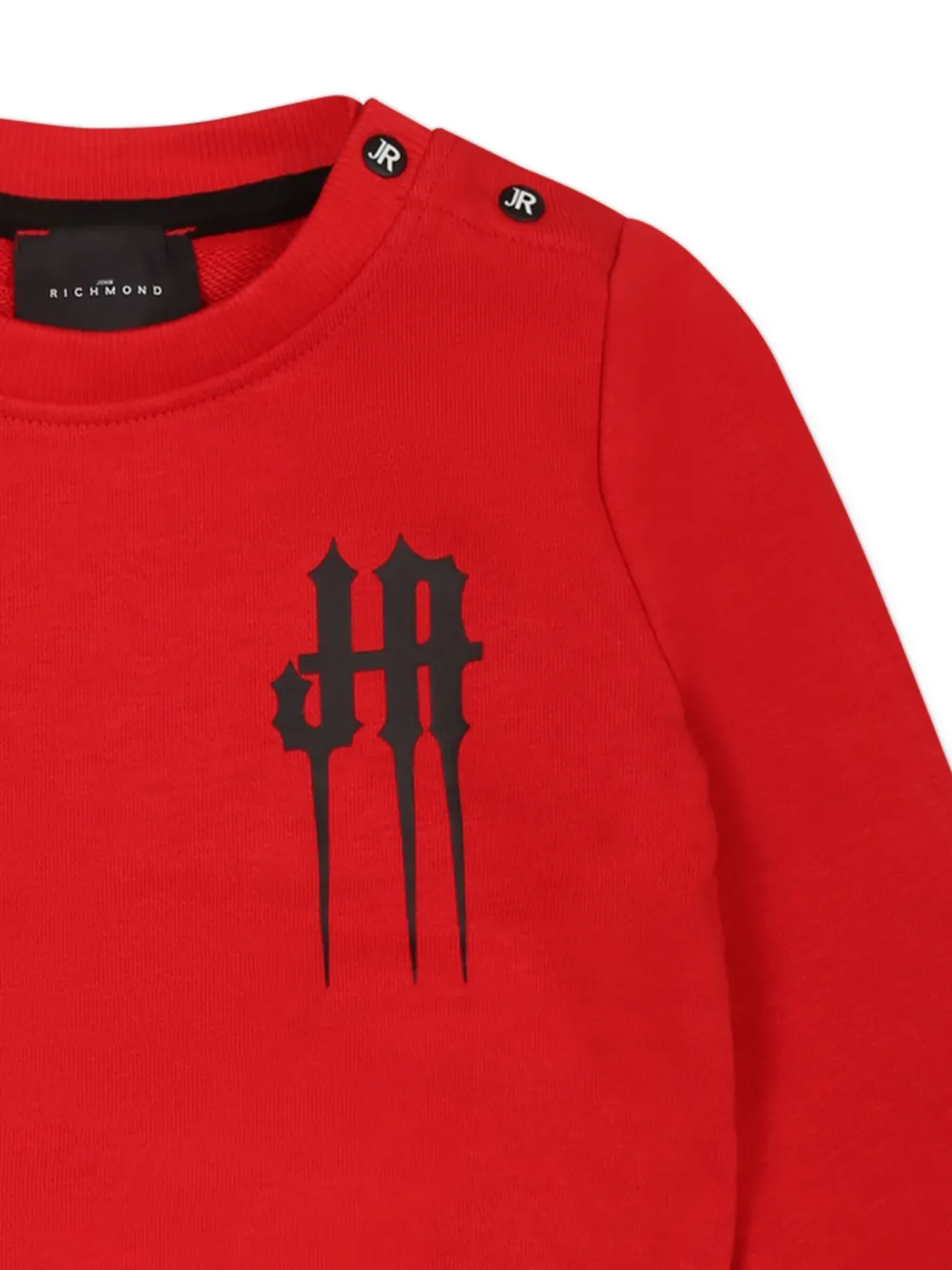 John Richmond Junior Sweater met logoprint Rood