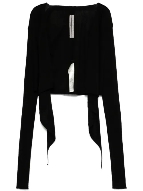 Cardigan crop à design portefeuille - Rick Owens - Modalova