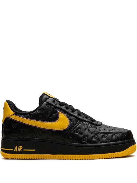 Nike x Kobe Bryant Air Force 1 "Lakers Away - Black/Varsity Maize/Varsity Purple" sneakers