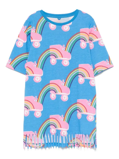 Stella McCartney Kids 스케이트 프린트 드레스