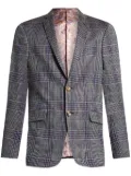 ETRO Prince of Wales-pattern blazer - Grey