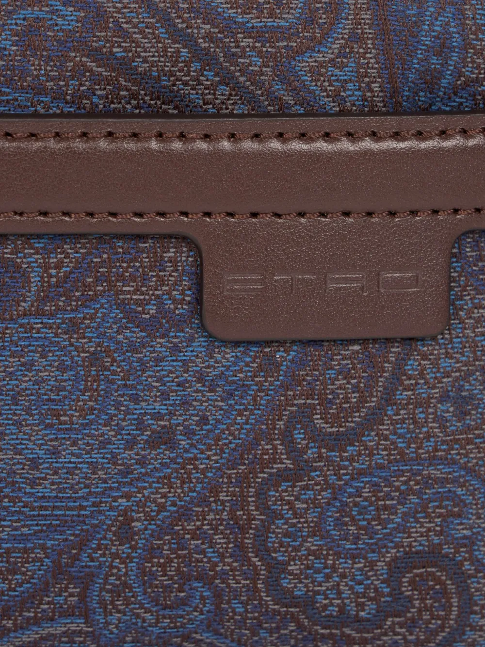 ETRO Kleine crossbodytas met paisley-print Blauw