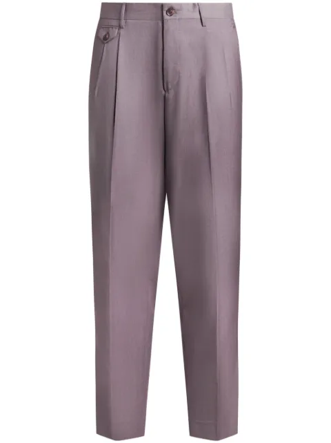 ETRO tapered wool trousers