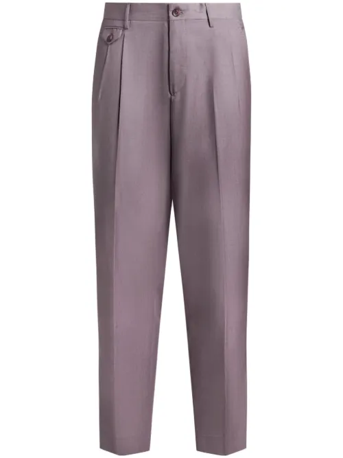 Pantalon en laine à coupe fuselée - ETRO - Modalova