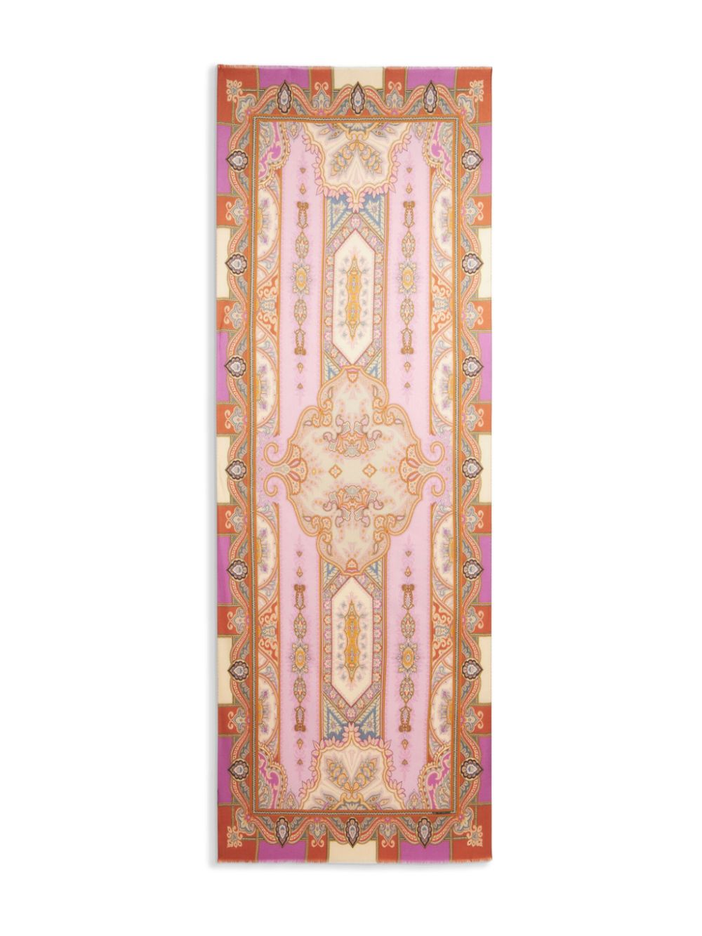 baroque-print scarf