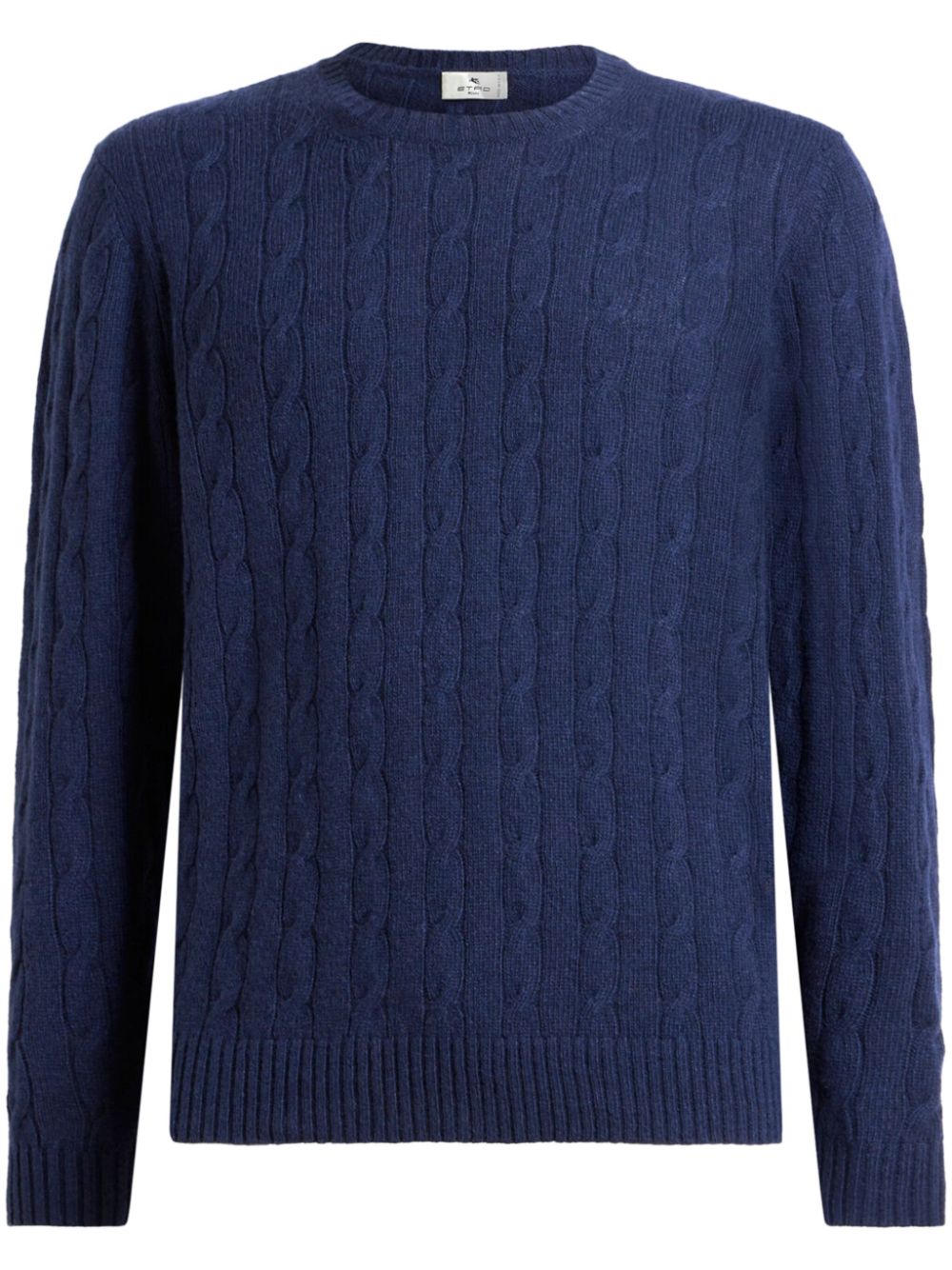 cable-knit cashmere sweater