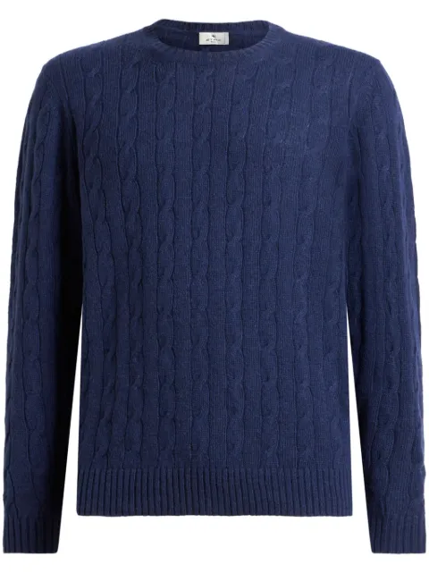 ETRO Kaschmirpullover mit Zopfmuster