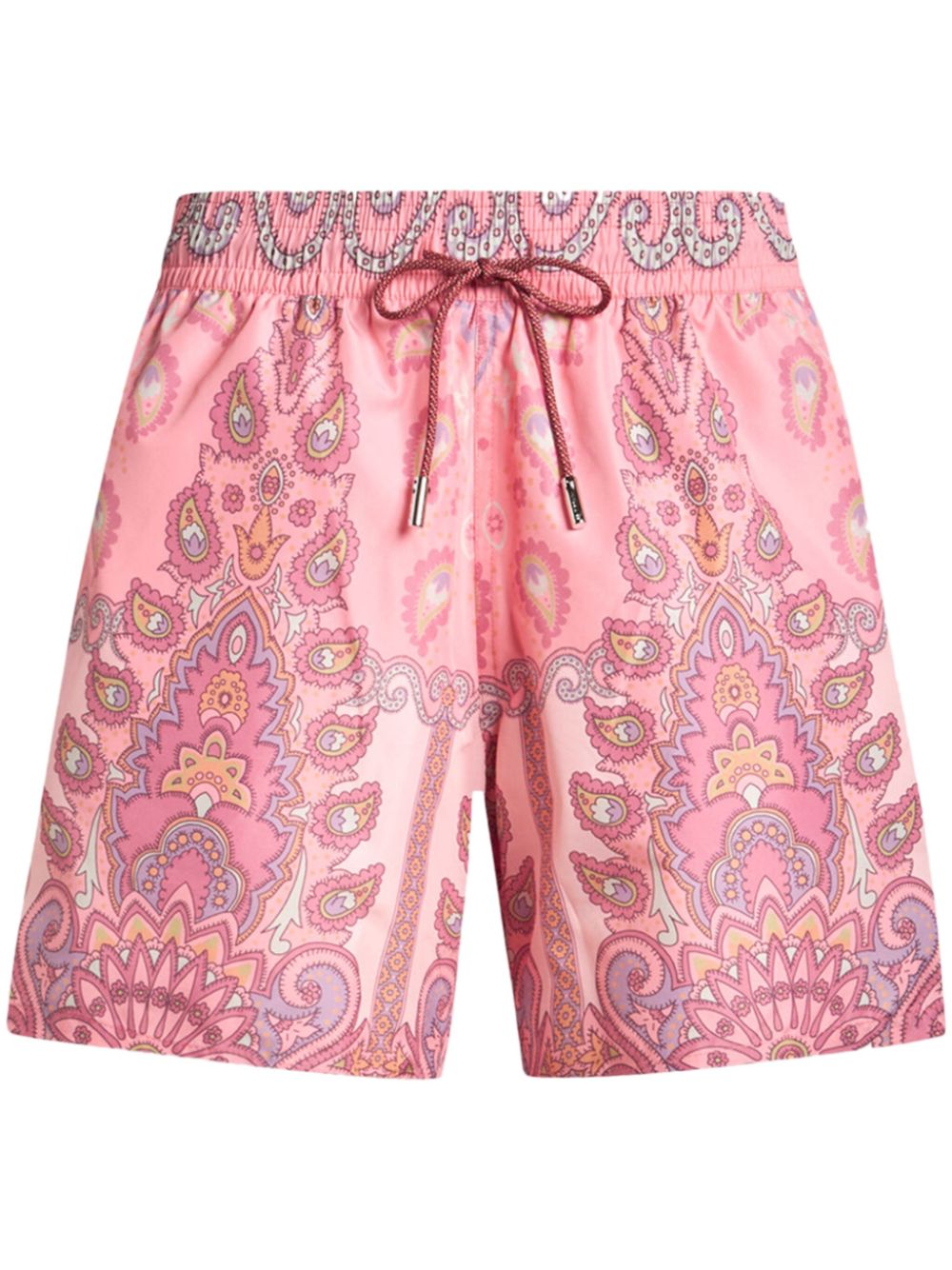 medallion-print swim shorts