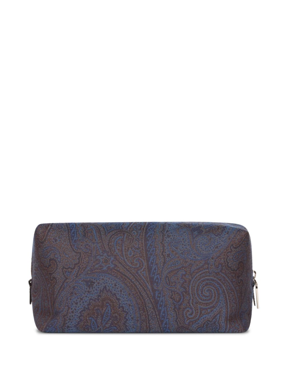 ETRO medium paisley-print Pegaso-motif wash bag - Blue