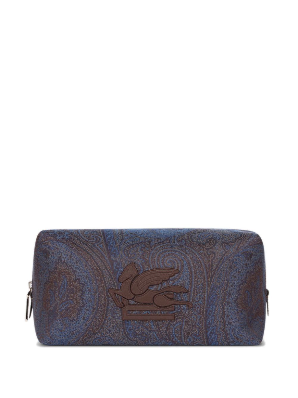 medium paisley-print Pegaso-motif wash bag