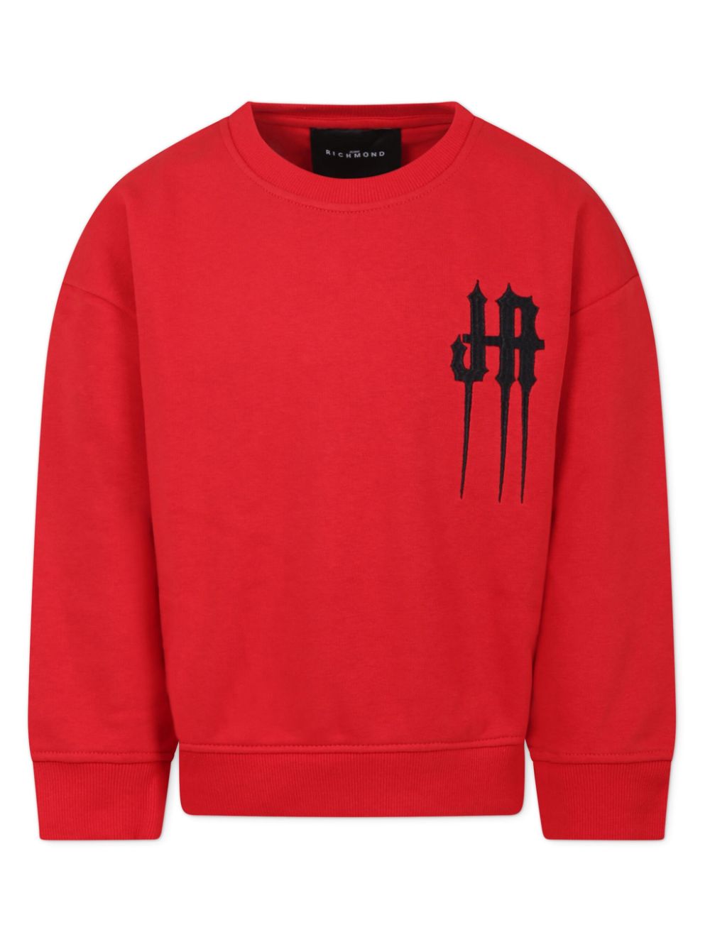 John Richmond Junior Sweater met logoprint Rood