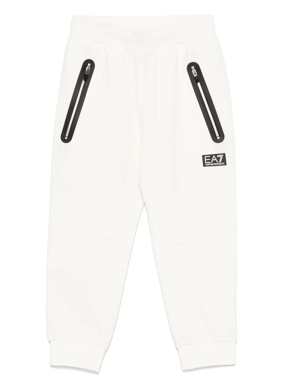 Emporio Ar i Kids Trainingsbroek met logoprint Wit