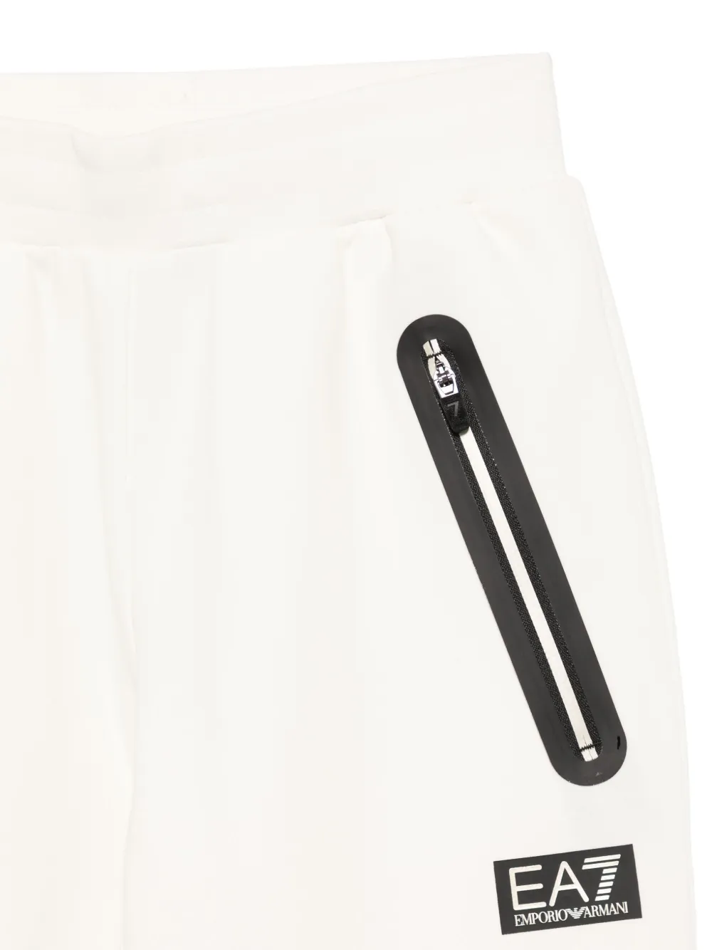 Emporio Armani Kids Trainingsbroek met logoprint Wit