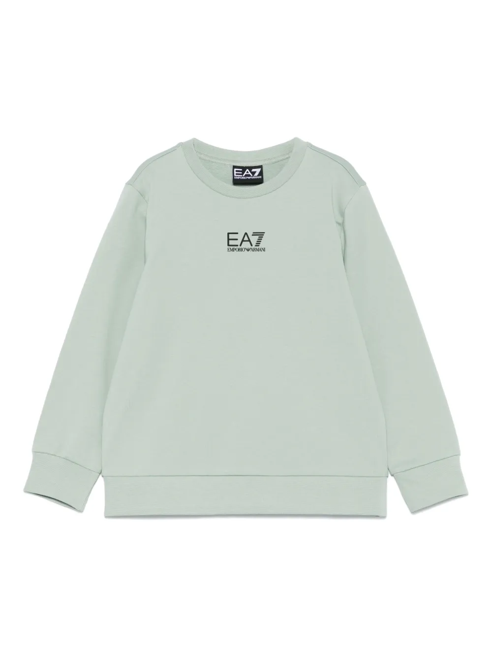 Emporio Armani Kids Sweater met logoprint Groen