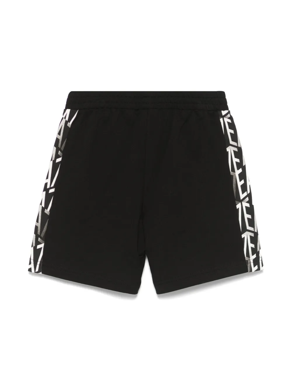 Emporio Armani Kids cotton shorts - Zwart