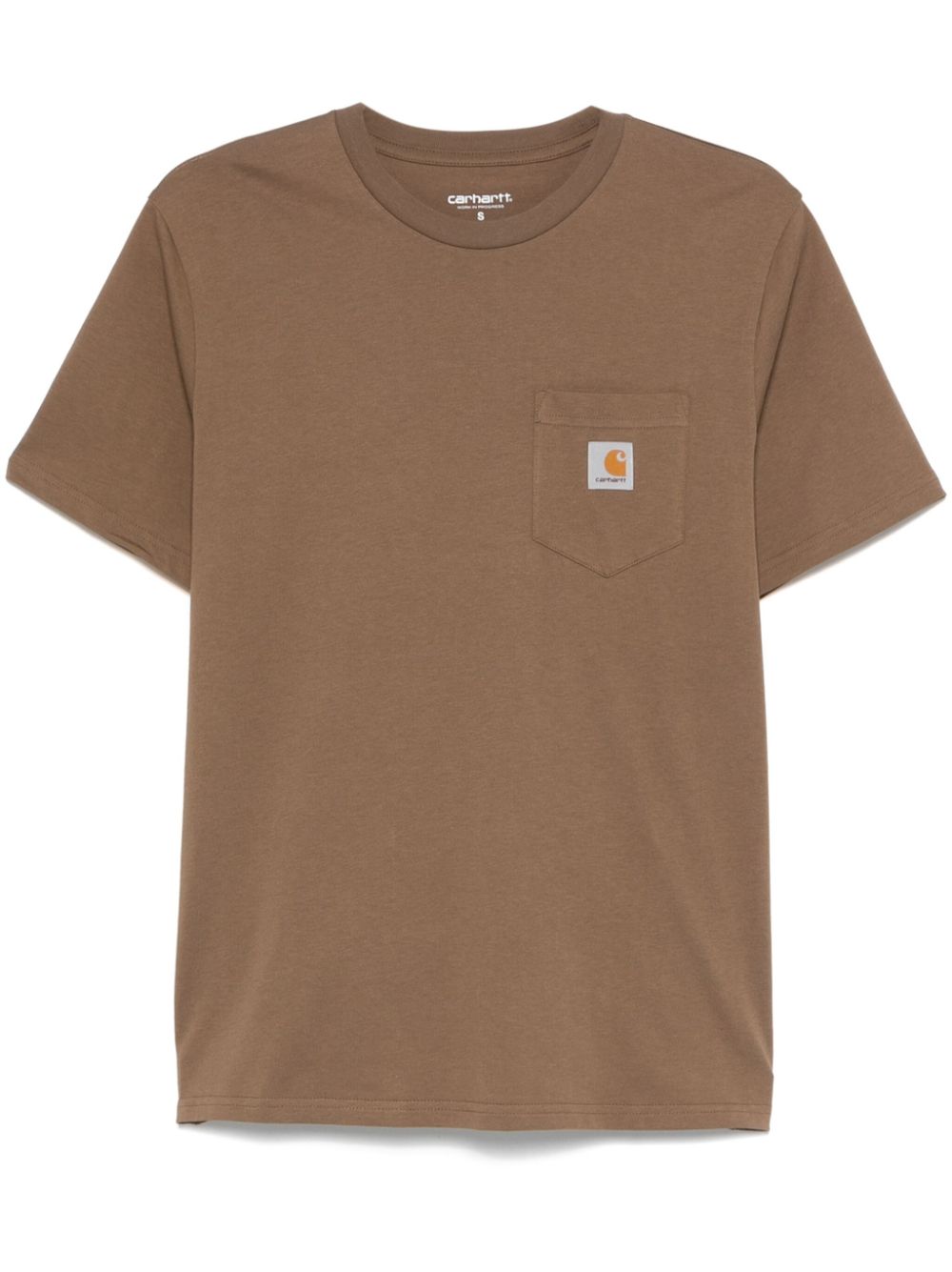 Carhartt WIP T-shirt met zak Bruin