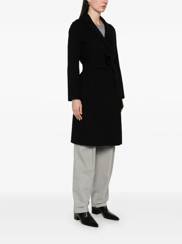 コート S Max Mara SS25 'Pauline' coat (2519011121600 013) S Max Mara Pauline Coat | Black | FARFETCH