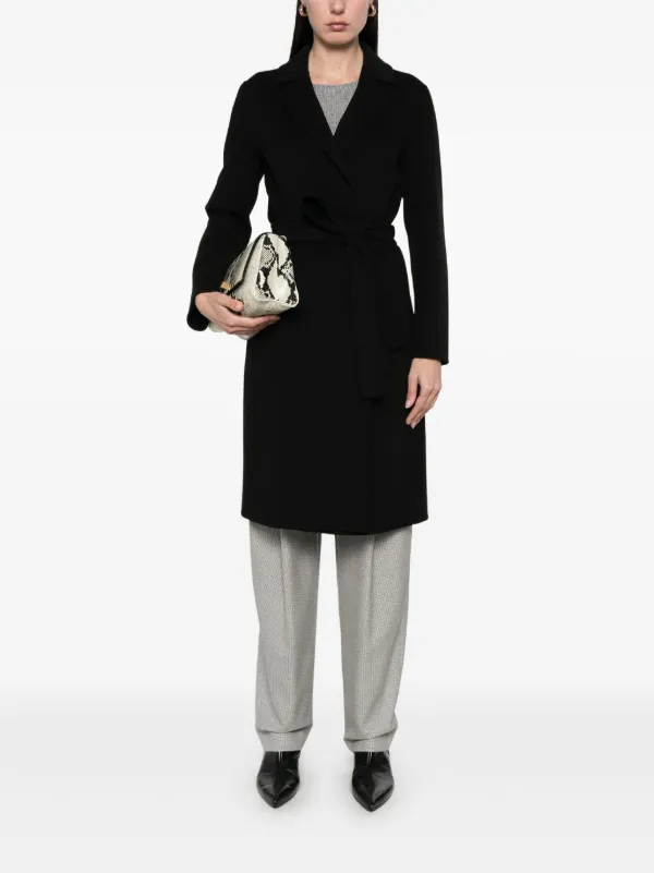 S Max Mara Pauline Coat | Black | FARFETCH