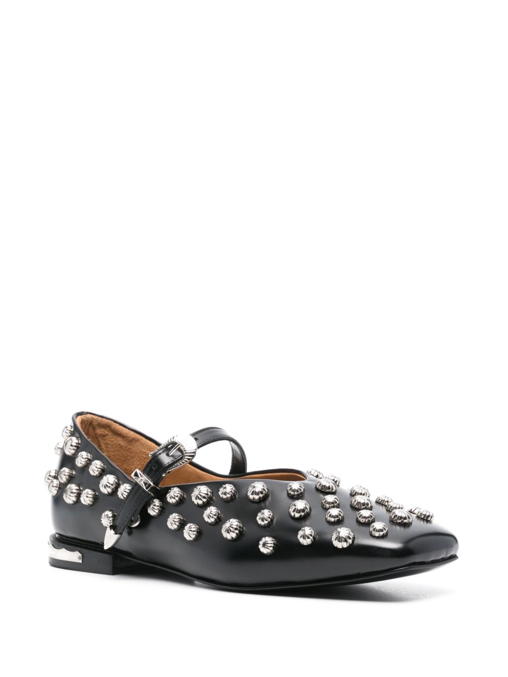 Toga Pulla Ballerina's met studs - Zwart