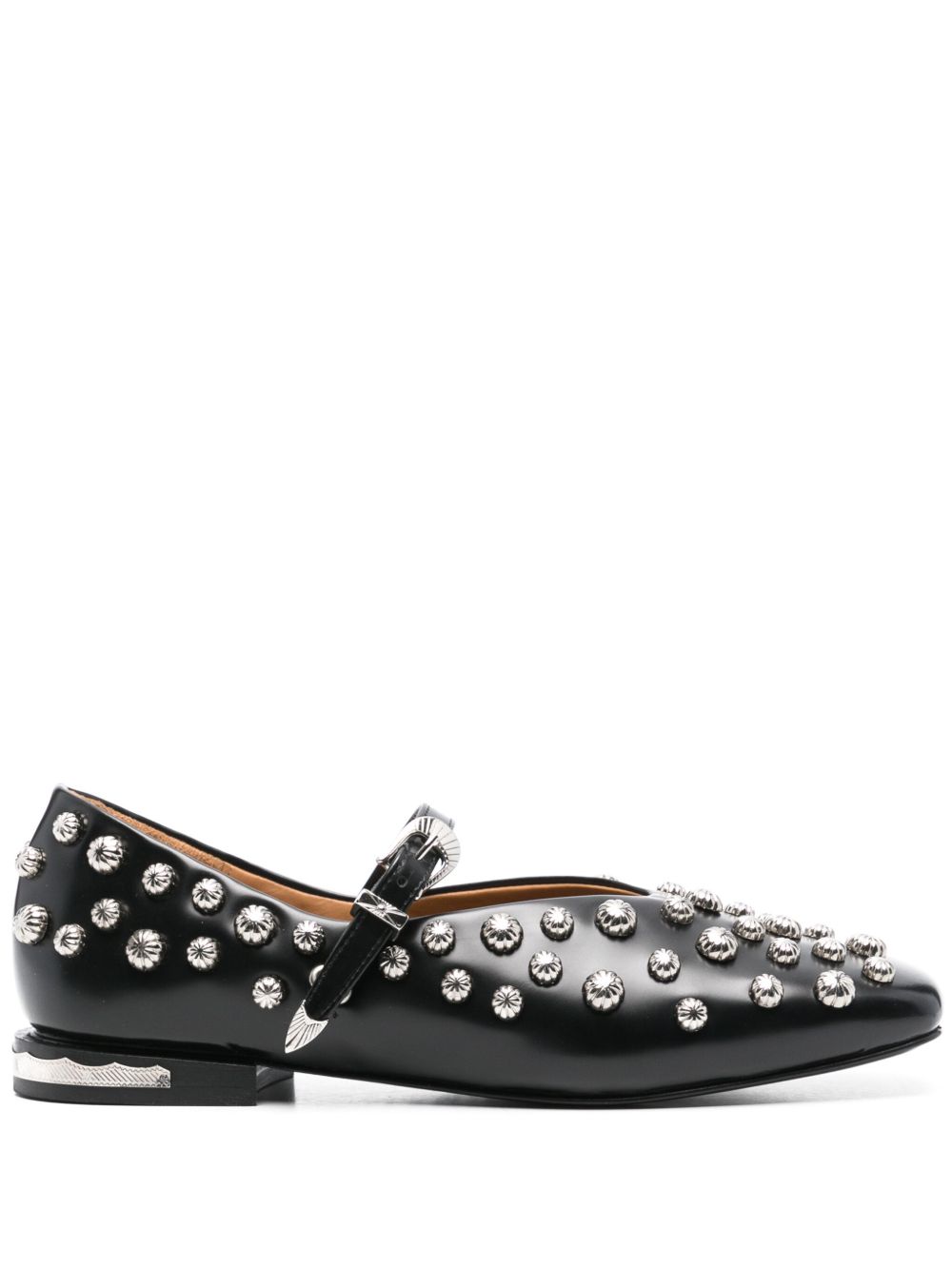 Toga Pulla Ballerina's met studs Zwart