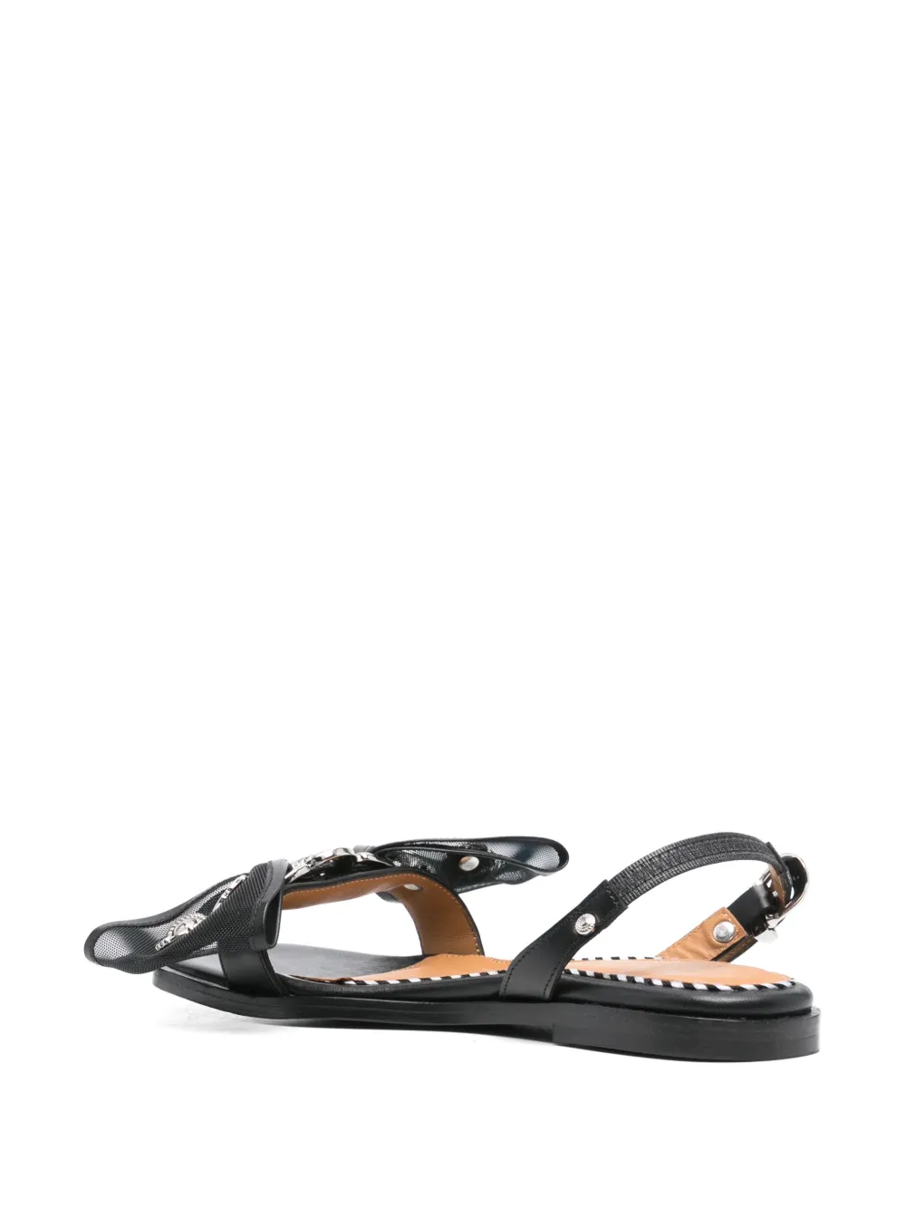 Toga Pulla bow-detail sandals Black