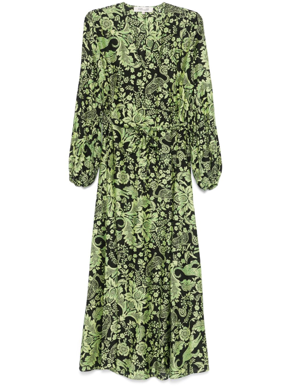 DVF Diane von Furstenberg Sal maxi-jurk Groen