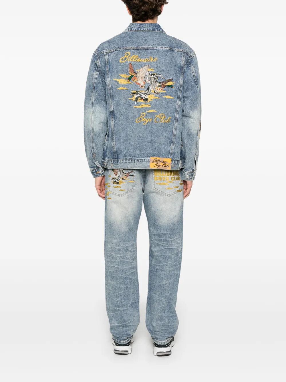 Billionaire Boys Club Denim jack met borduurwerk - Blauw