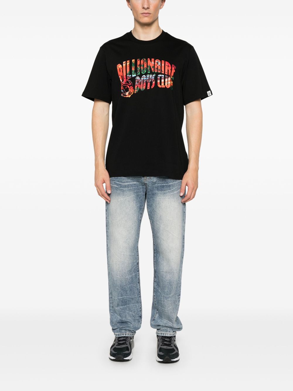 Billionaire Boys Club Tropical Island T-shirt met logo - Zwart