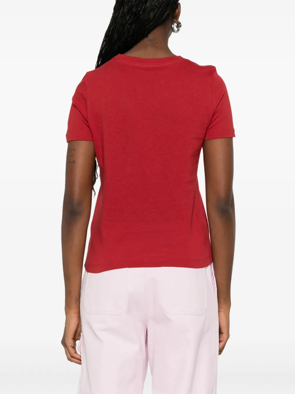 Chloé Logo-print T-shirt In Red