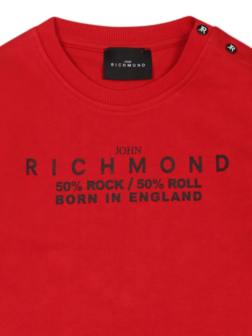 John Richmond Junior Sweater met logoprint Rood
