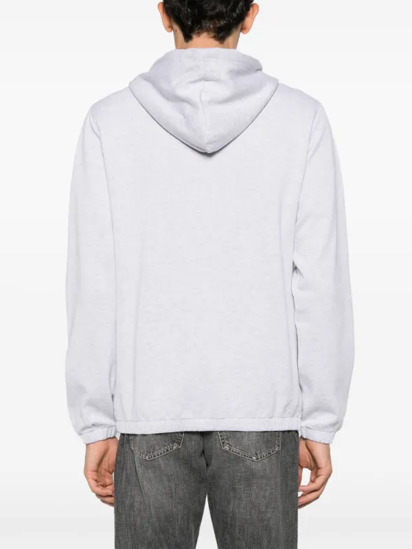 Eleventy Mélange Hoodie | Grey | FARFETCH GE
