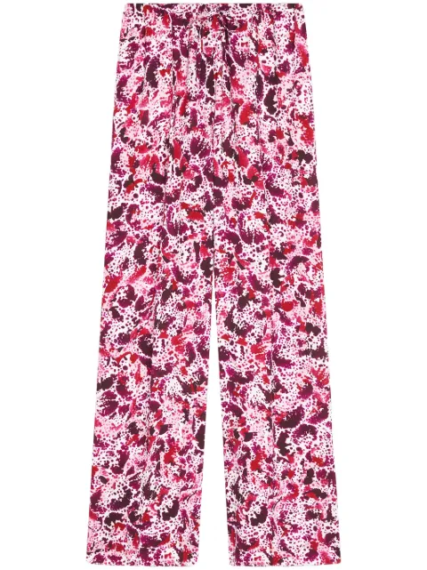 DRIES VAN NOTEN graphic-print trousers