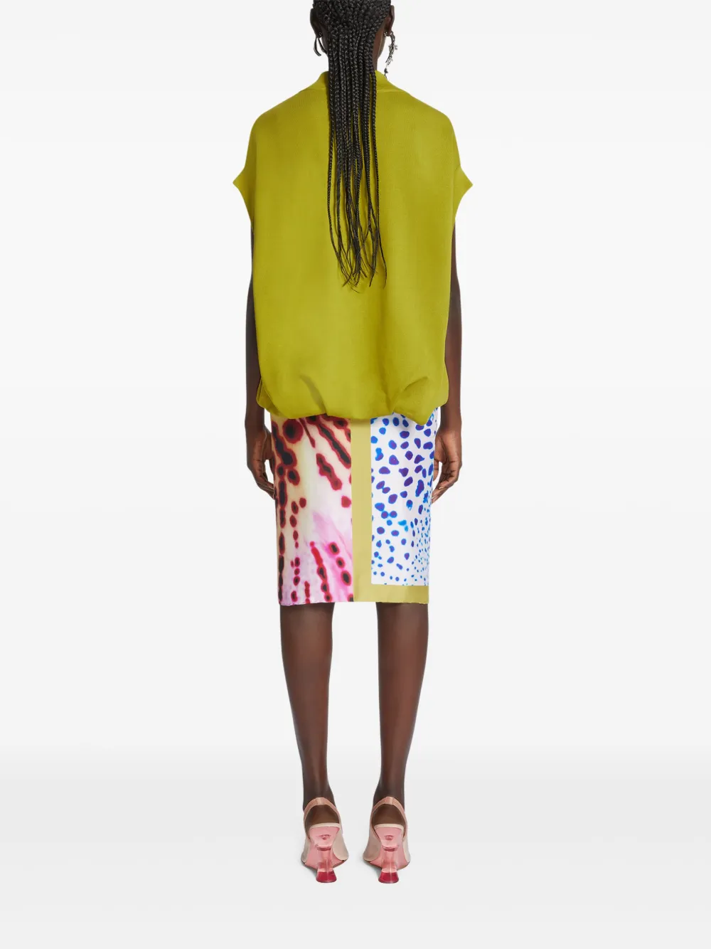 DRIES VAN NOTEN Wikkelrok Roze
