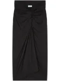 DRIES VAN NOTEN gathered skirt - Black