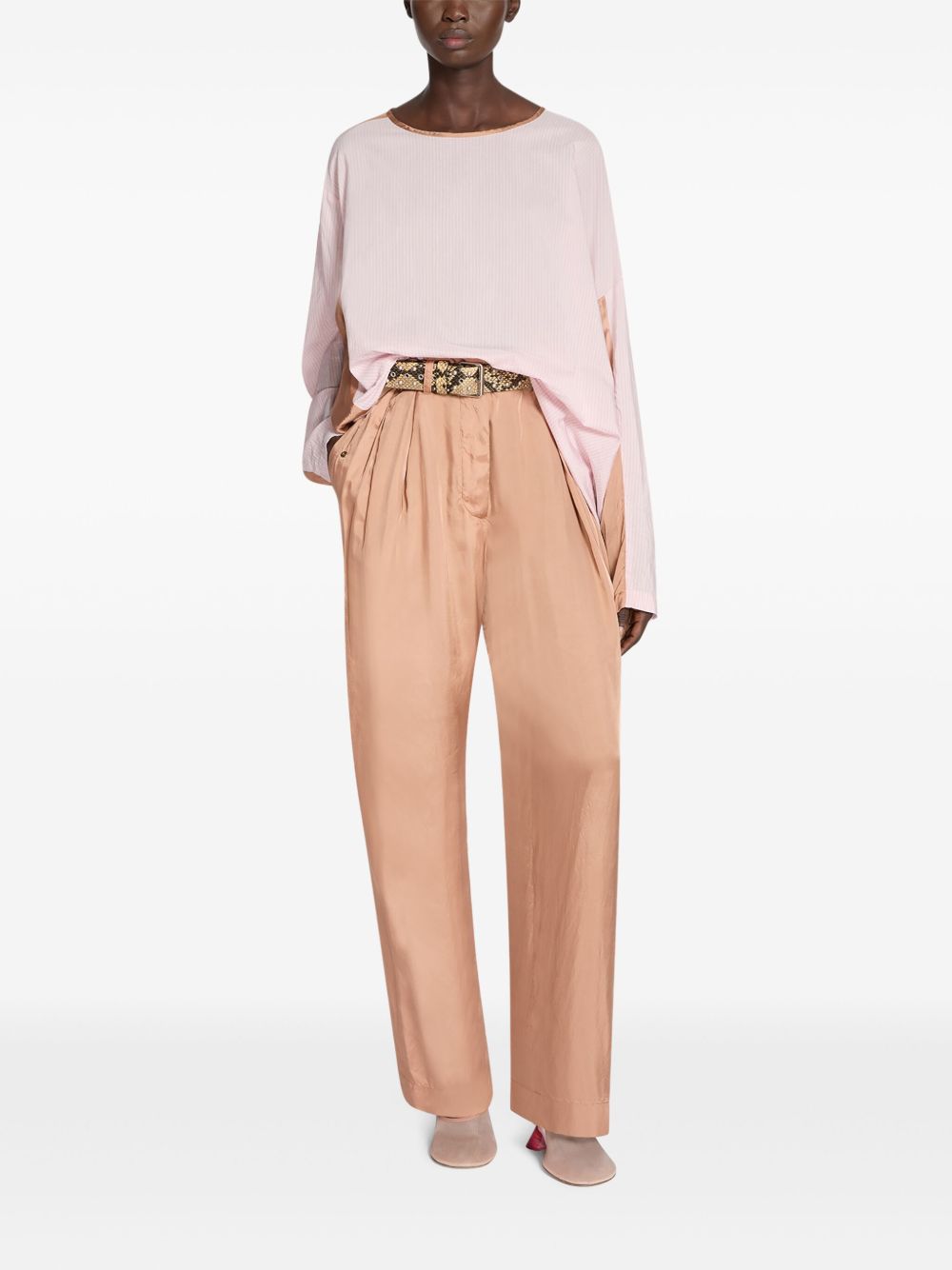 DRIES VAN NOTEN Straight broek - Bruin