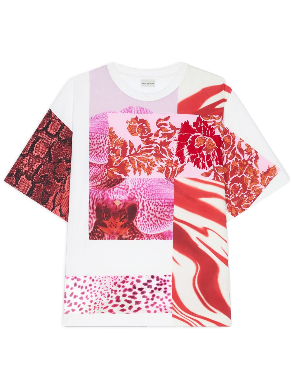 DRIES VAN NOTEN graphic-print T-shirt - White