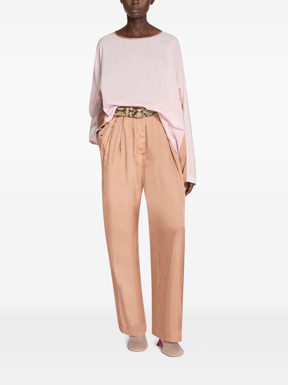 DRIES VAN NOTEN asymmetric top - Pink