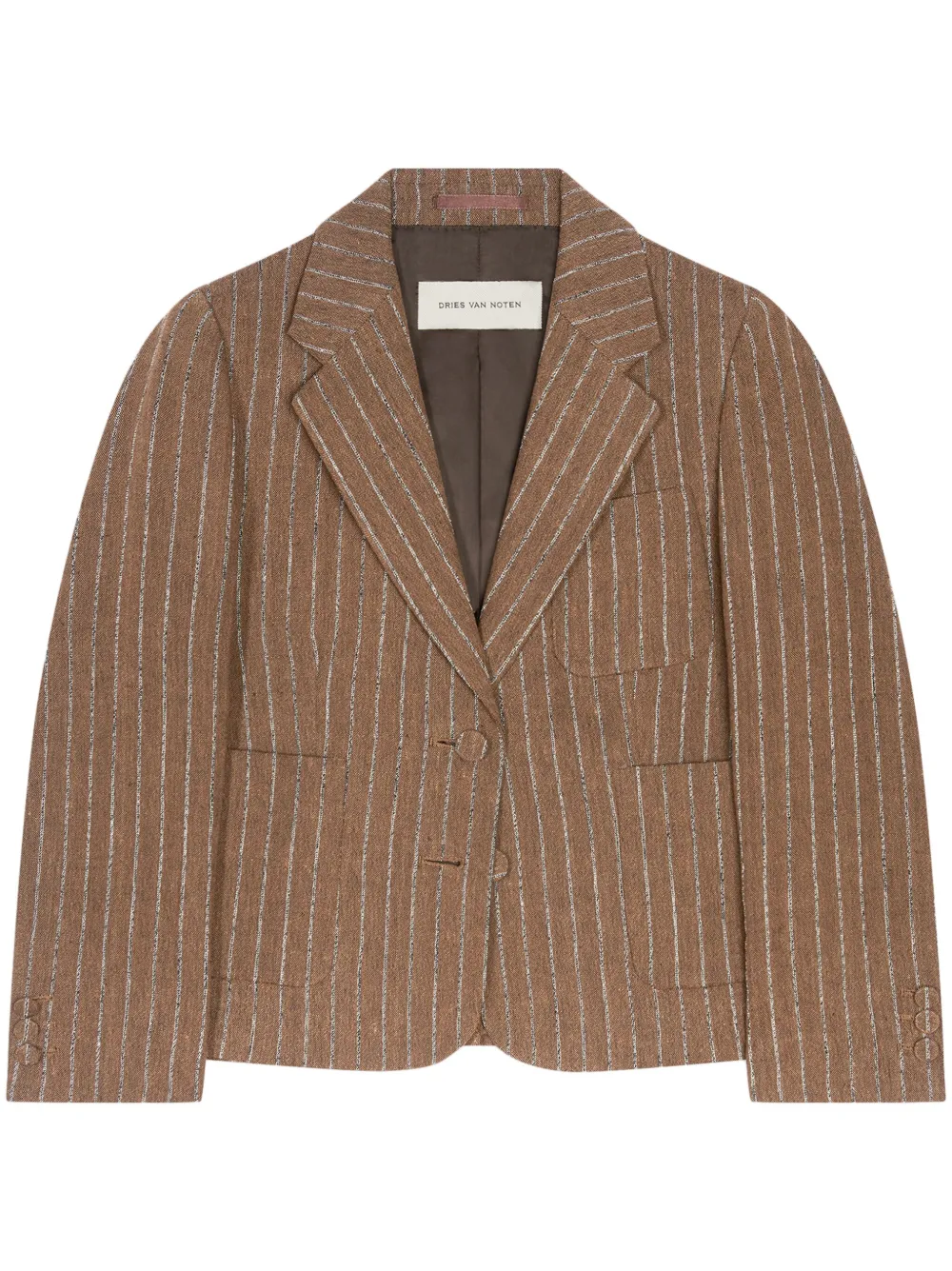 DRIES VAN NOTEN blazer corto | marrón | Image 1
