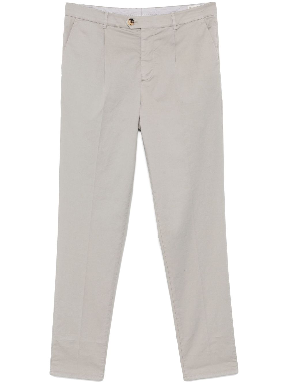 Brunello Cucinelli pleated tapered trousers - Grey